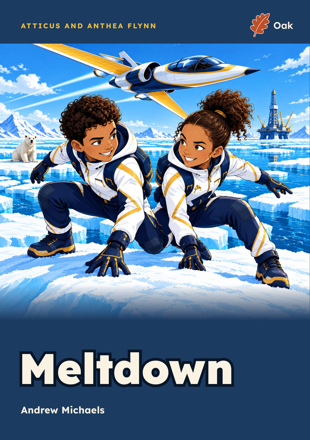 Atticus and Anthea Flynn: Meltdown – episode booklet cover