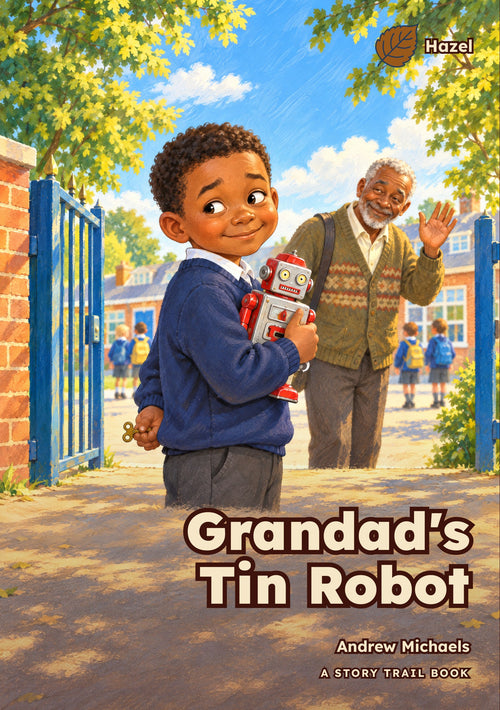 Grandad's Tin Robot – classroom book cover