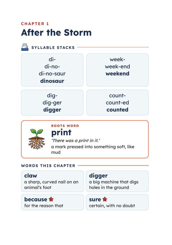Words first
